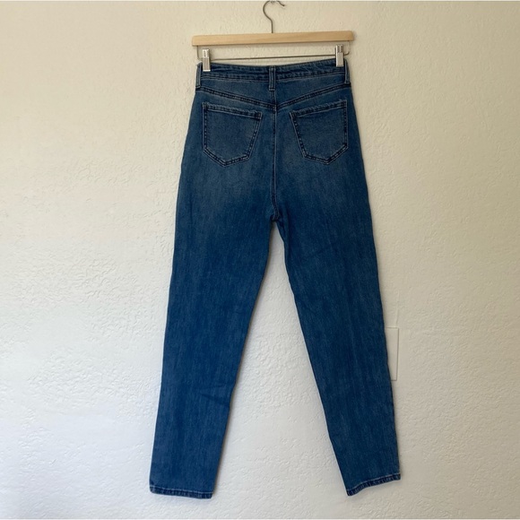 Abound High Waisted Mom Jeans with Button Fly, Size 25 - Picture 3 of 4